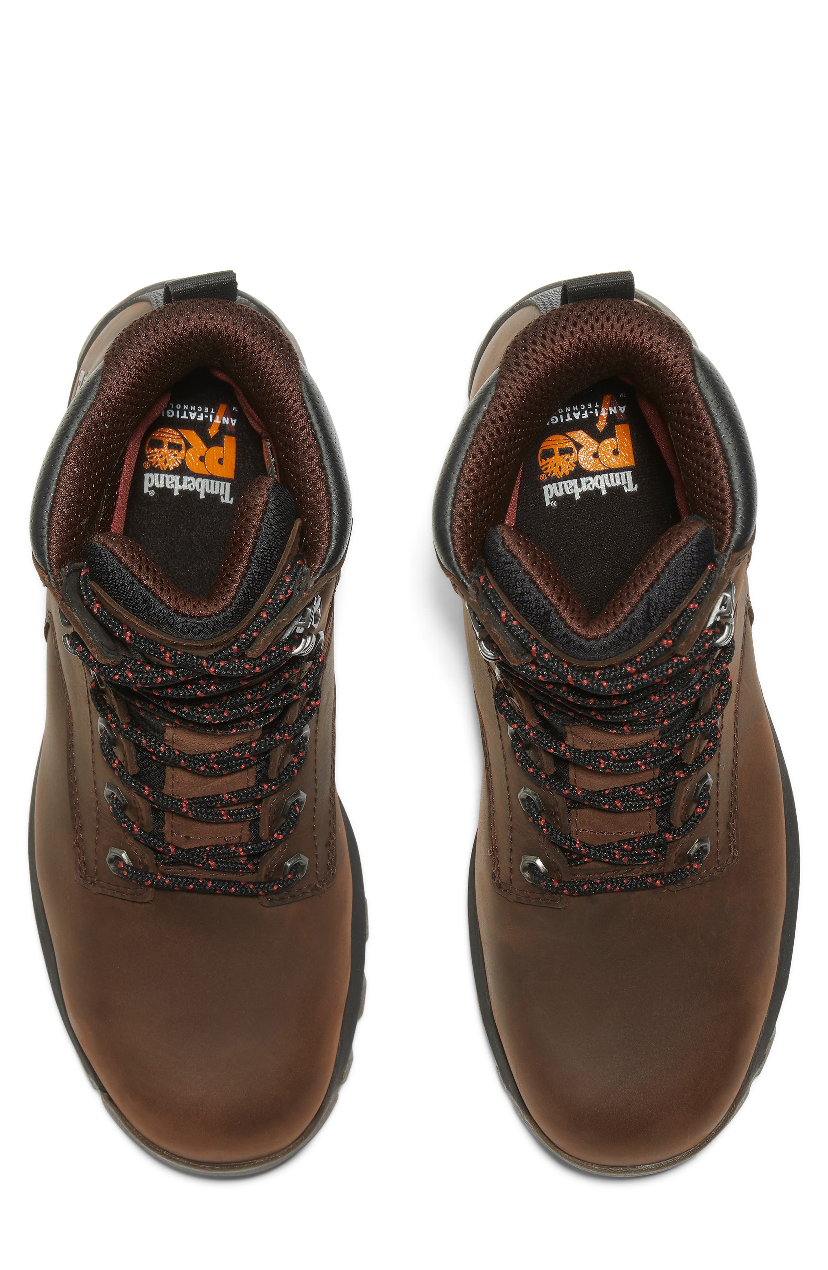 Timberland TiTAN<sup>®</sup> EV 8" Composite Toe Waterproof Insulated Work Boot, Alternate, color, Brown