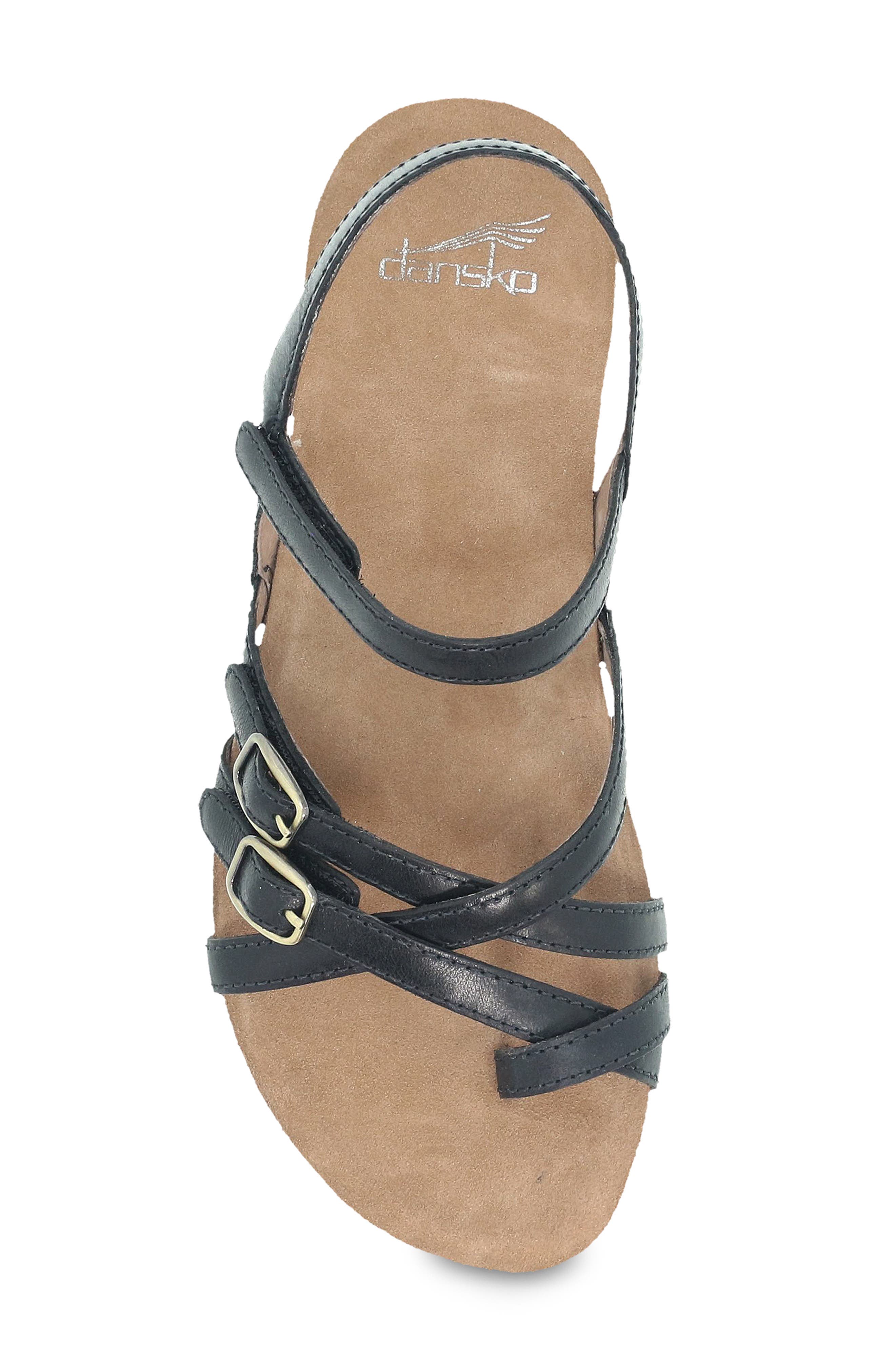 Dansko Roslyn Sandal, Alternate, color, Black