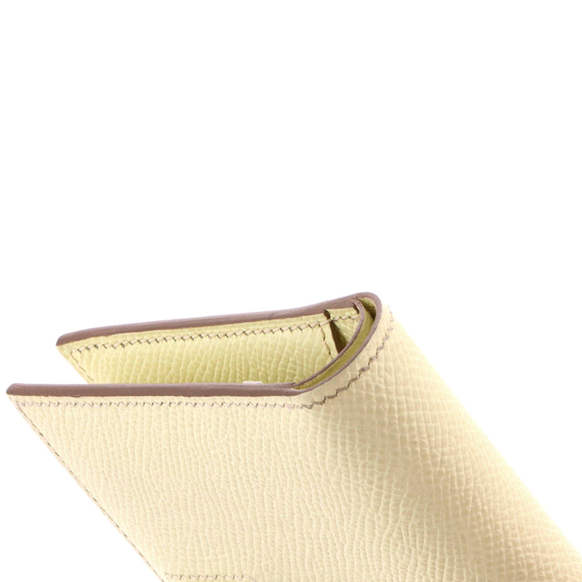 New H Passant Wallet Epsom Compact, Alternate, color, Yellow