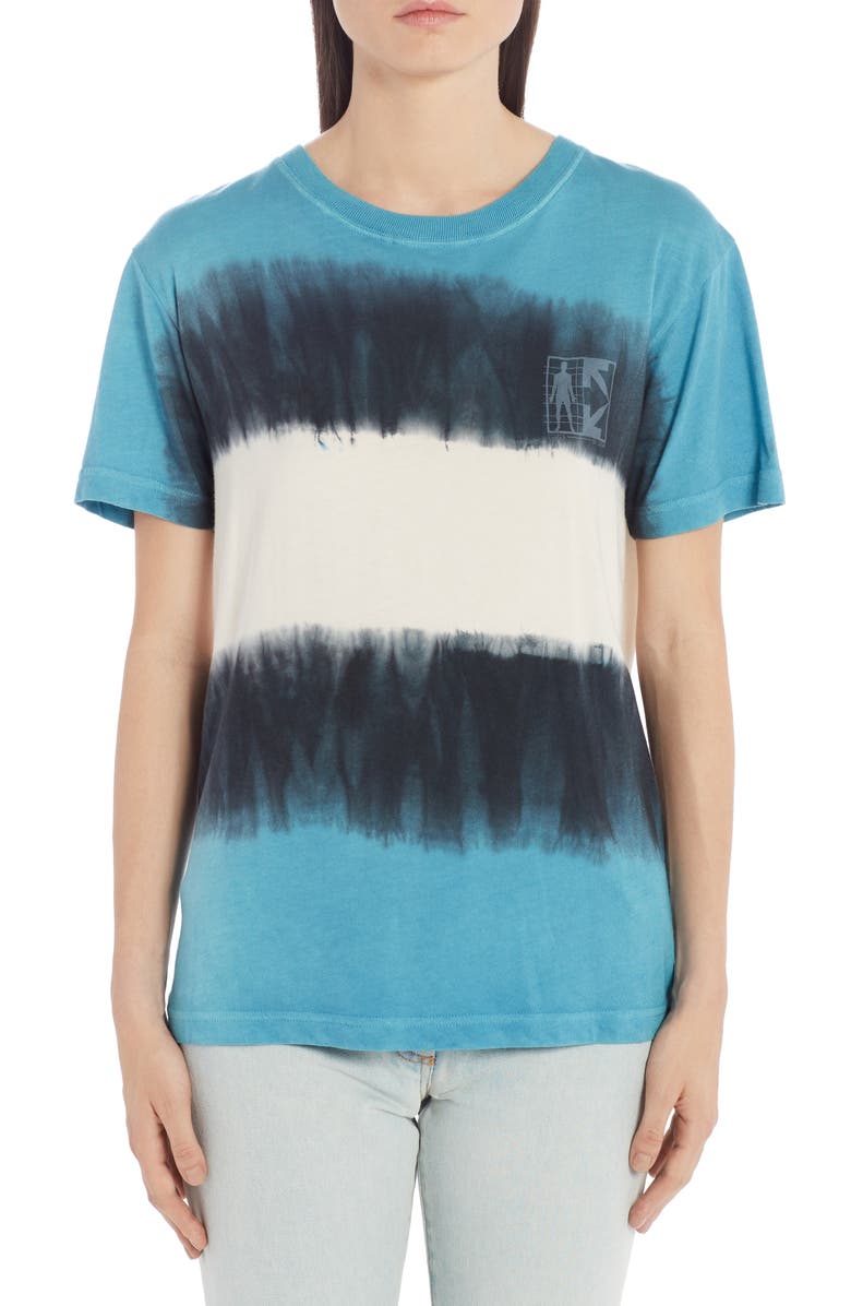 Off-White Tie Dye Logo Graphic Tee, Main, color, 
