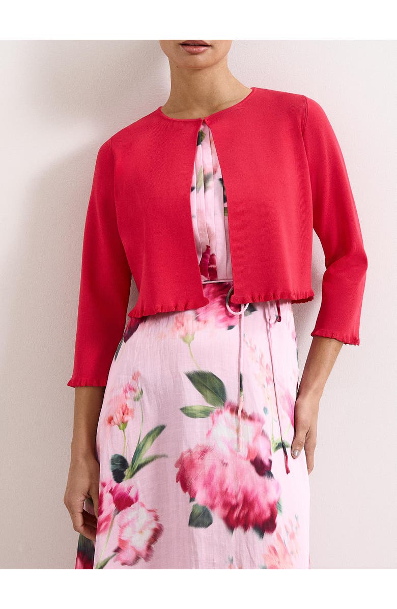Phase Eight Mimi Knit Cover Up Cardigan, Alternate, color, Pink