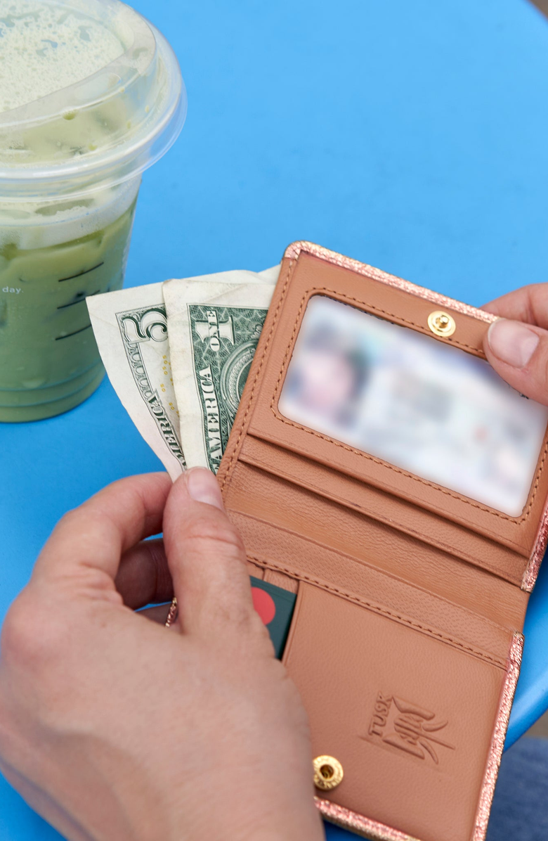 Tusk Orissa Evening Wallet, Alternate, color, Rose