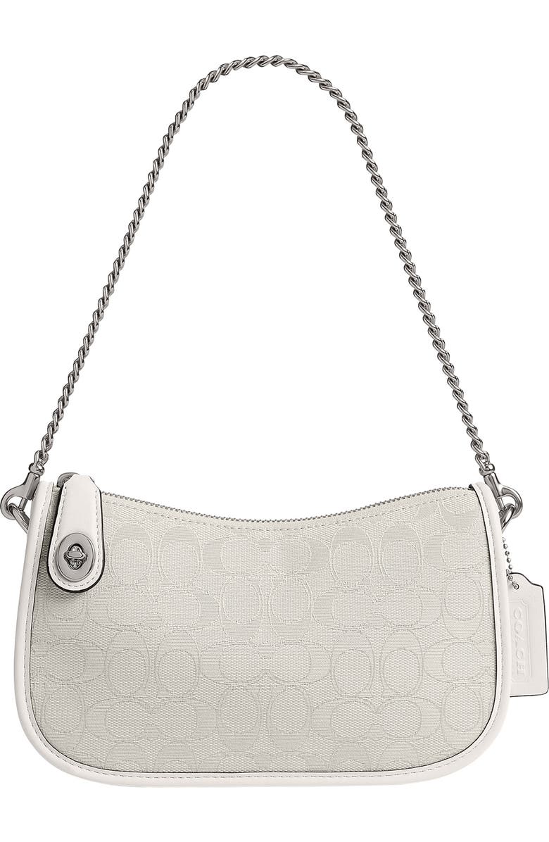 COACH Originals Swinger Signature Jacquard Shoulder Bag, Main, color,