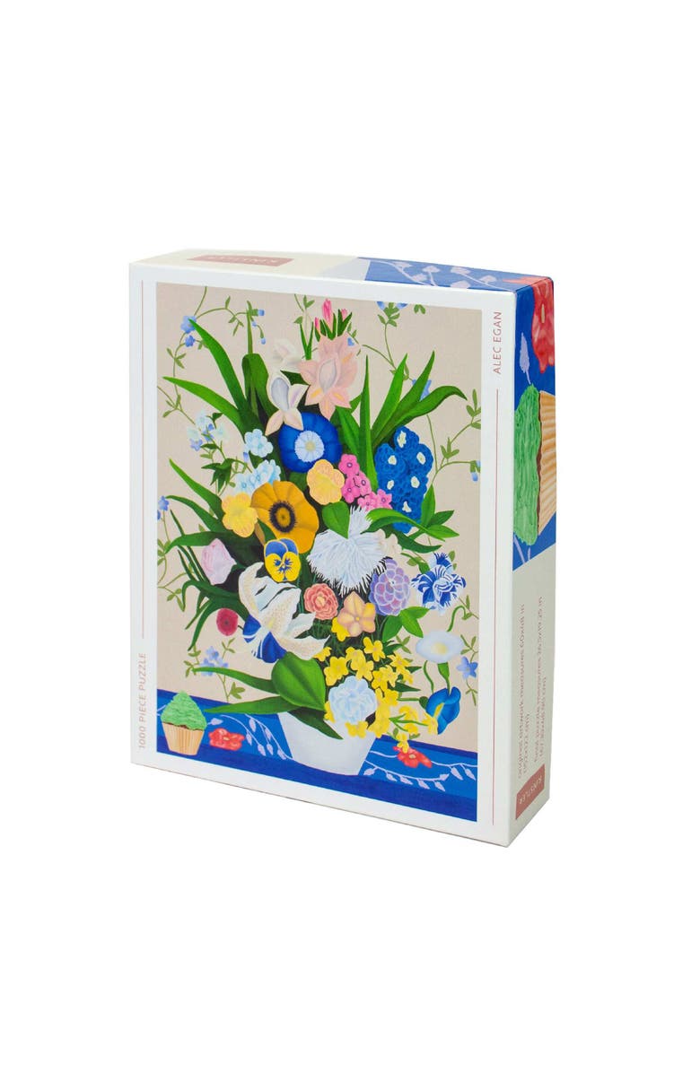 Kinstler Bouquet with Cupcake 1000 Piece Jigsaw Puzzle, Main, color, Multicolored