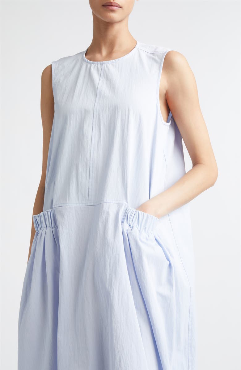 MELITTA BAUMEISTER Cotton Blend Side Pocket Dress, Alternate, color, Soft Blue