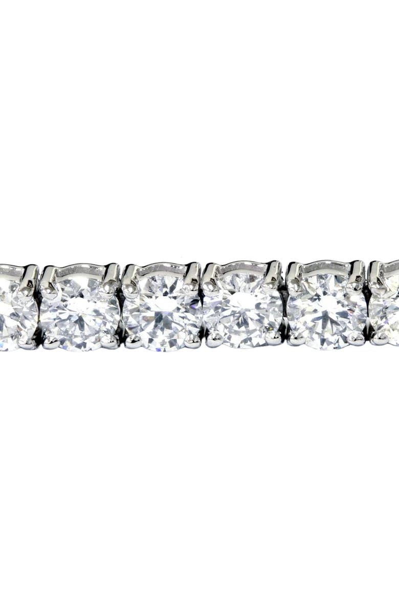 Bliss Diamond 13Ct Round-Cut Diamond Tennis Bracelet 14k Gold 7" Lab Grown, Alternate, color, 14K White Gold