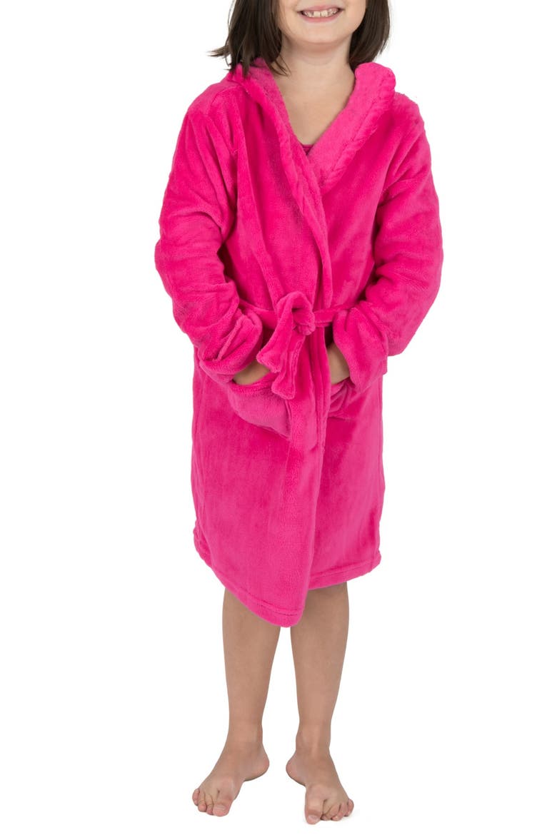 Kids Fleece Robe, Shawl Collar, Solid Colors, Main, color, MULTI