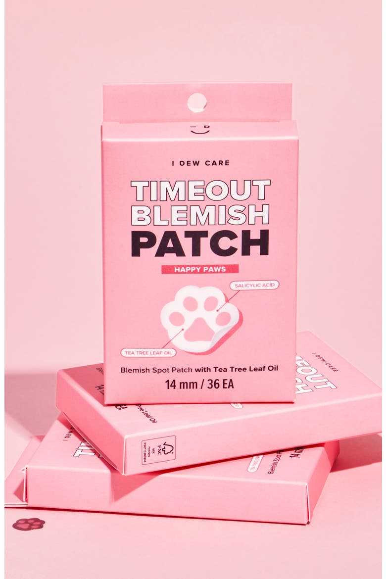 Timeout Blemish Patches - Happy Paws, Alternate, color, NO COLOR
