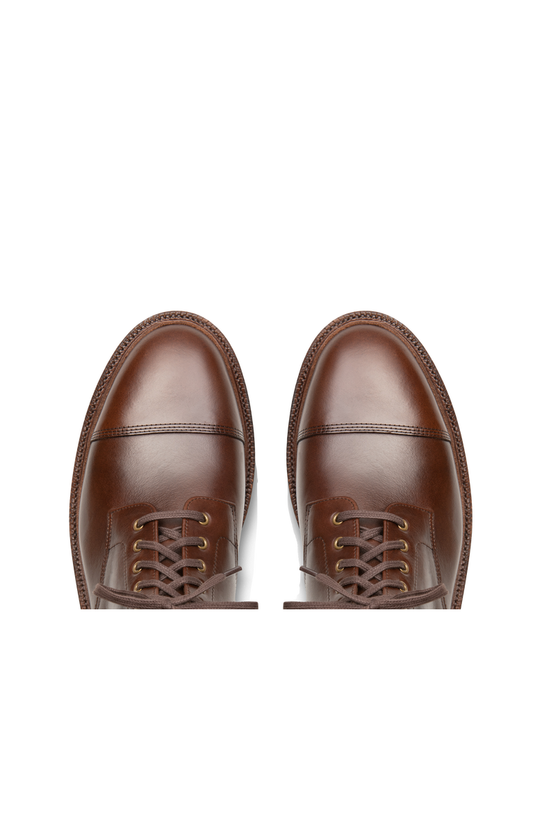 Grant Stone Cap Toe Boot, Alternate, color, Crimson Chromexcel