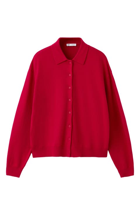 Polo Neck Cardigan