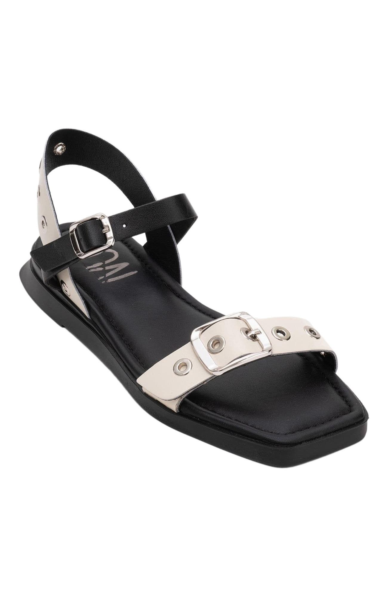 Forever & Always Shoes Mozes Leather Sandal, Alternate, color, Beige Leather