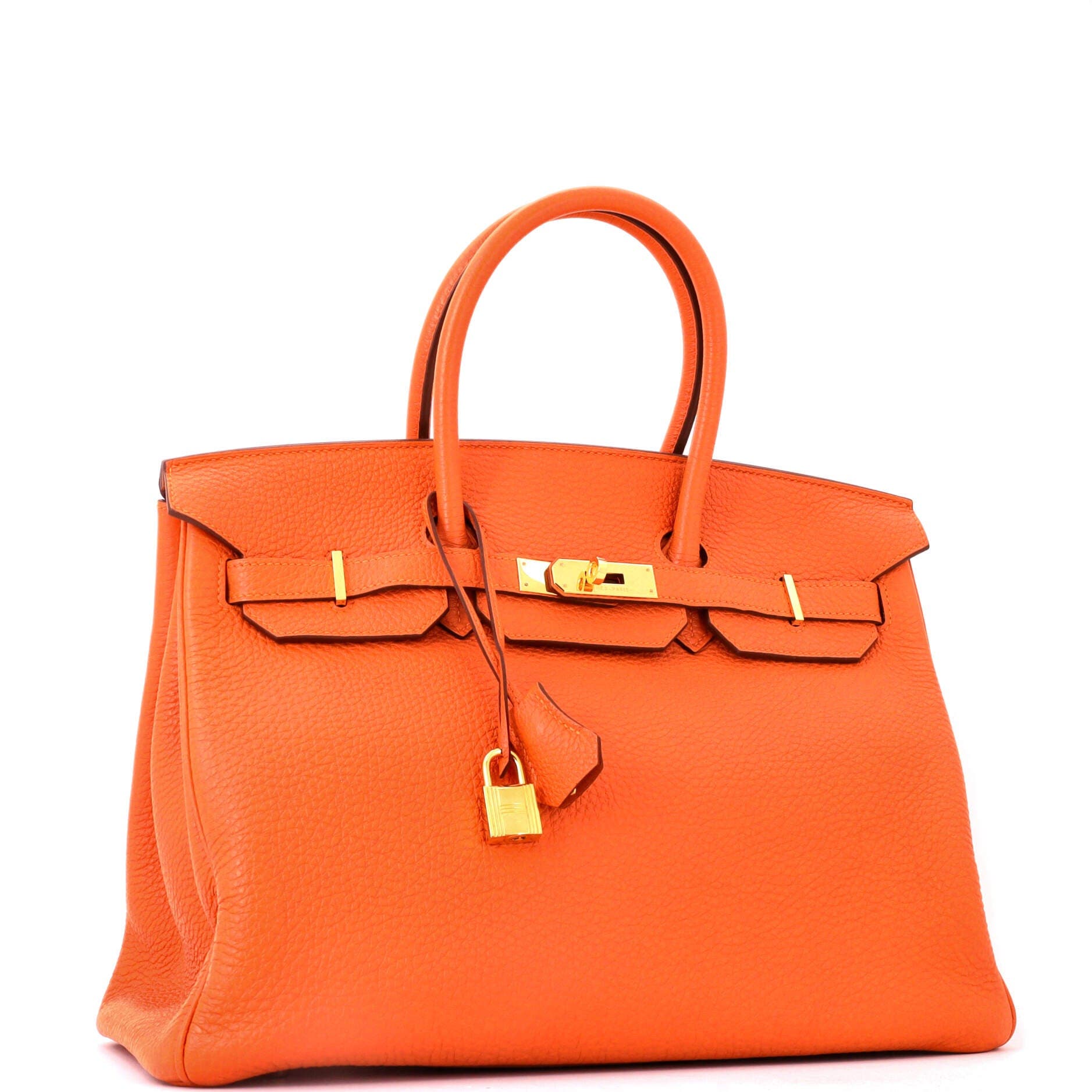 Birkin Handbag Orange Togo with Gold Hardware 35, Alternate, color, Orange