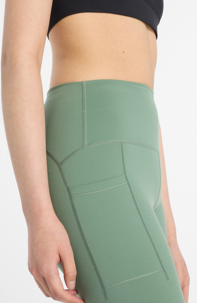 New Balance RC Pocket High Waist Performance Leggings, Alternate, color, Green