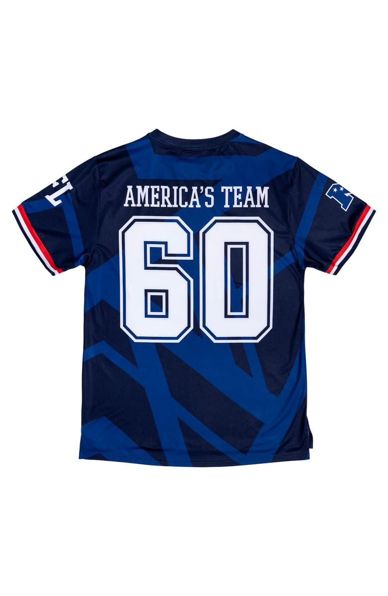 NFL Men's Navy Dallas Cowboys America's Team Fashion Soccer Top, Alternate, color, Navy