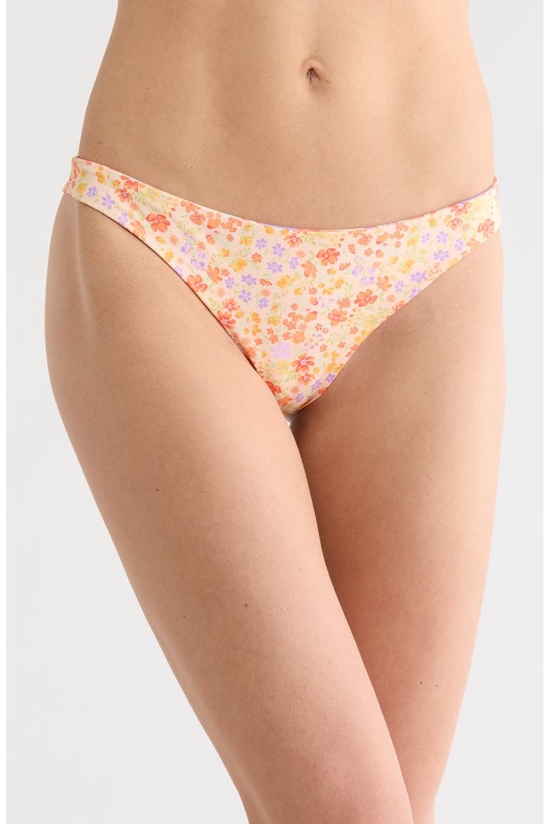 Tropic Wave Reversible Tanga Bikini Bottoms, Main, color, TROPIC WAVE