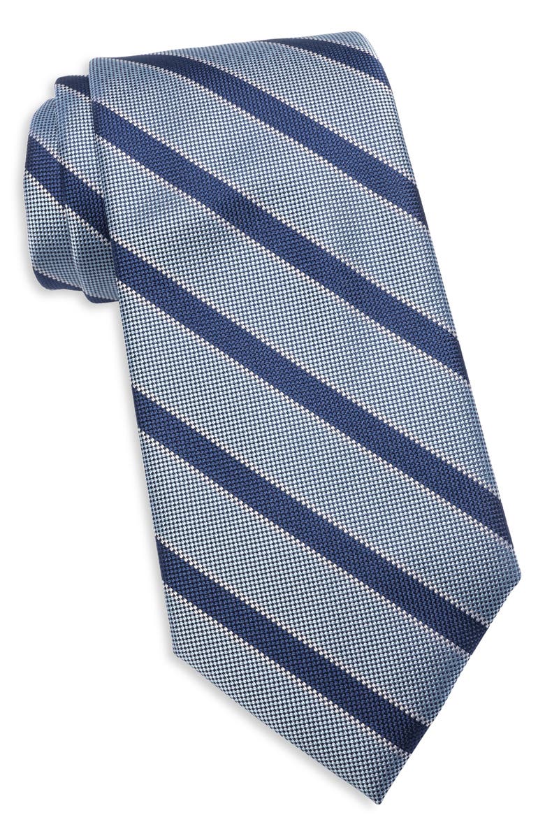 Tommy Hilfiger Oxford Stripe Tie, Main, color, Blue