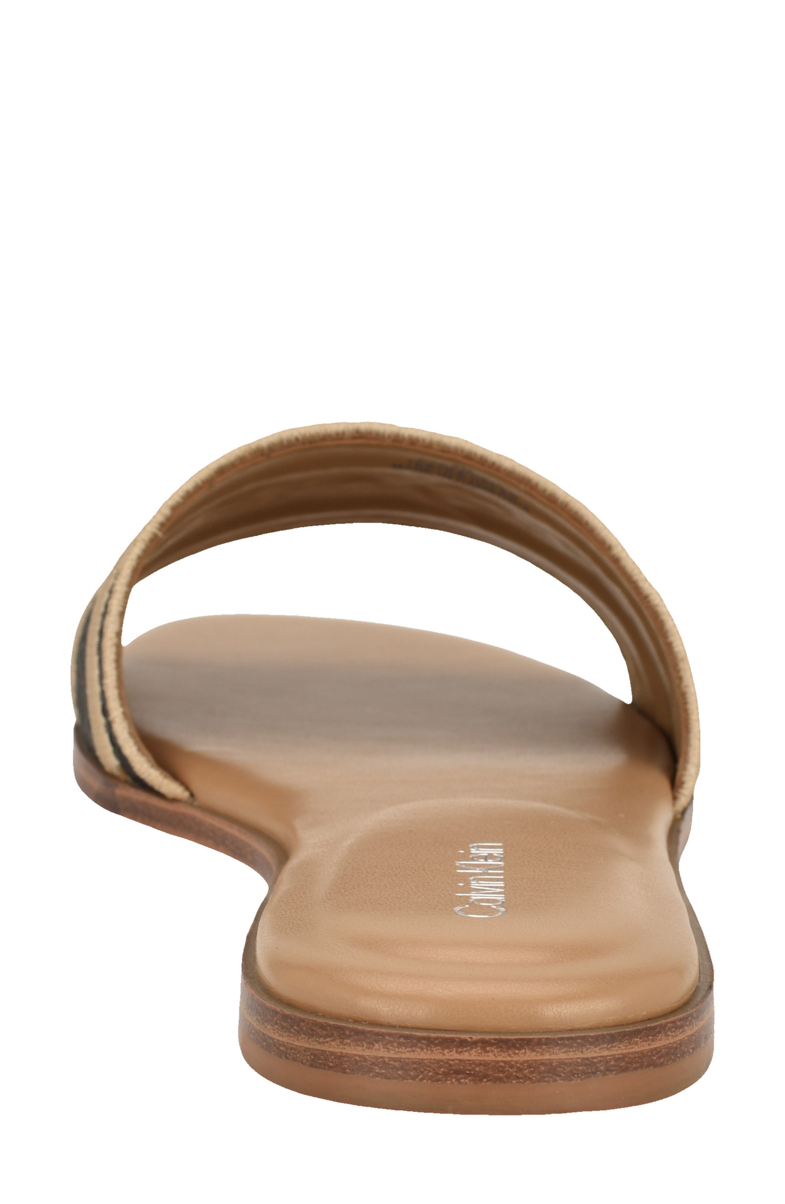 Calvin Klein Kendell Slide Sandal, Alternate, color, Black/ Natural