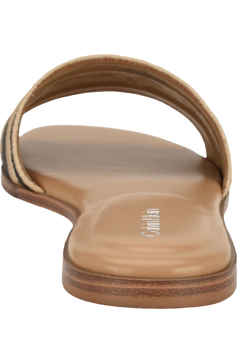 Calvin Klein Kendell Slide Sandal, Alternate, color, Black/ Natural