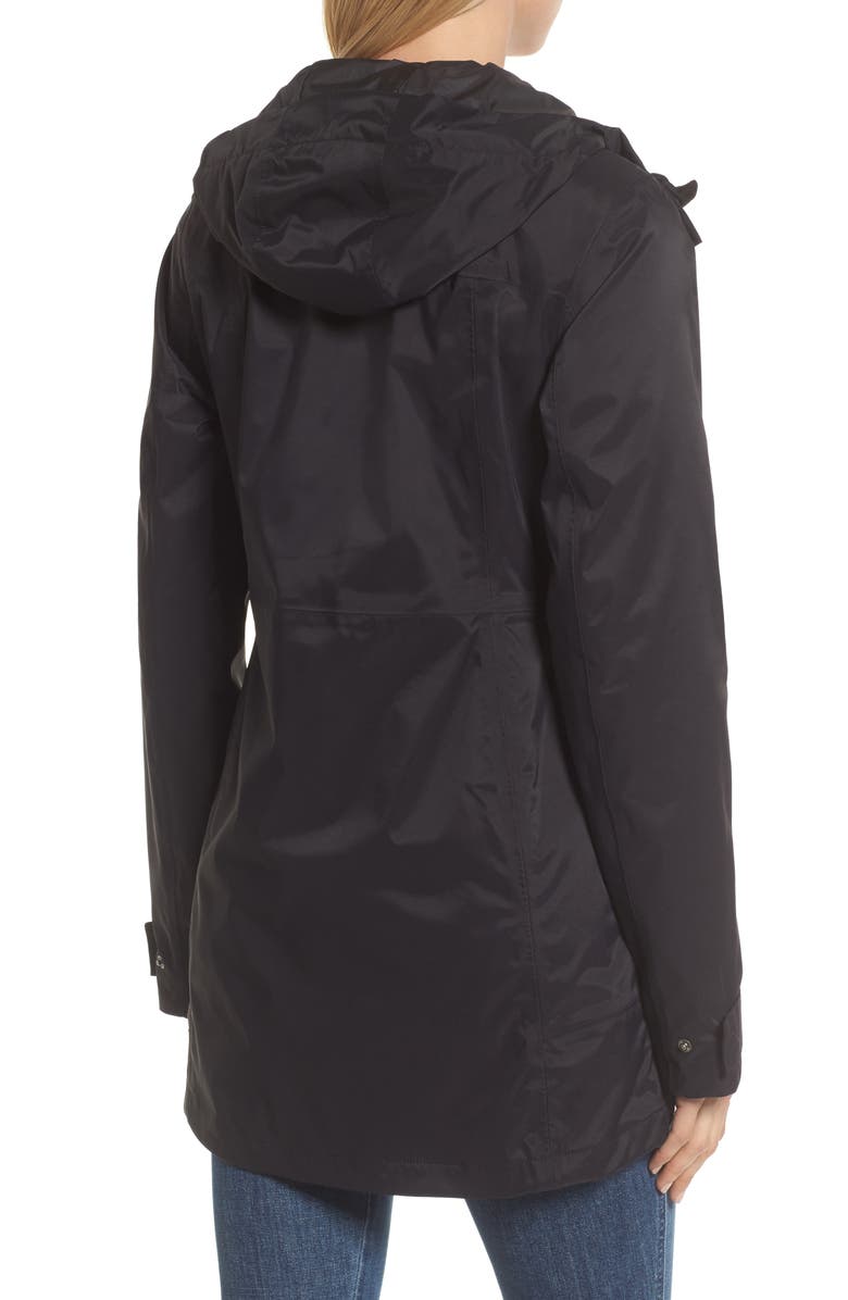 The North Face City Midi Waterproof Trench Raincoat, Alternate, color, 
