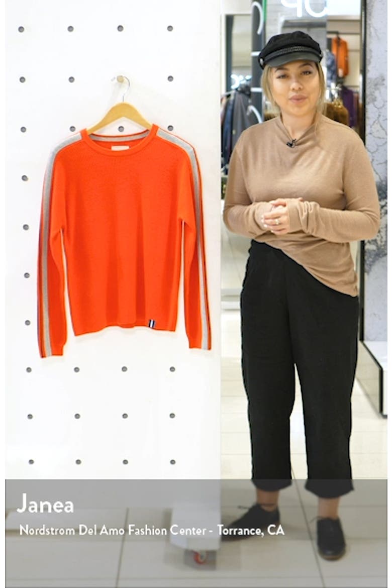 Stripe Sleeve Sweater video