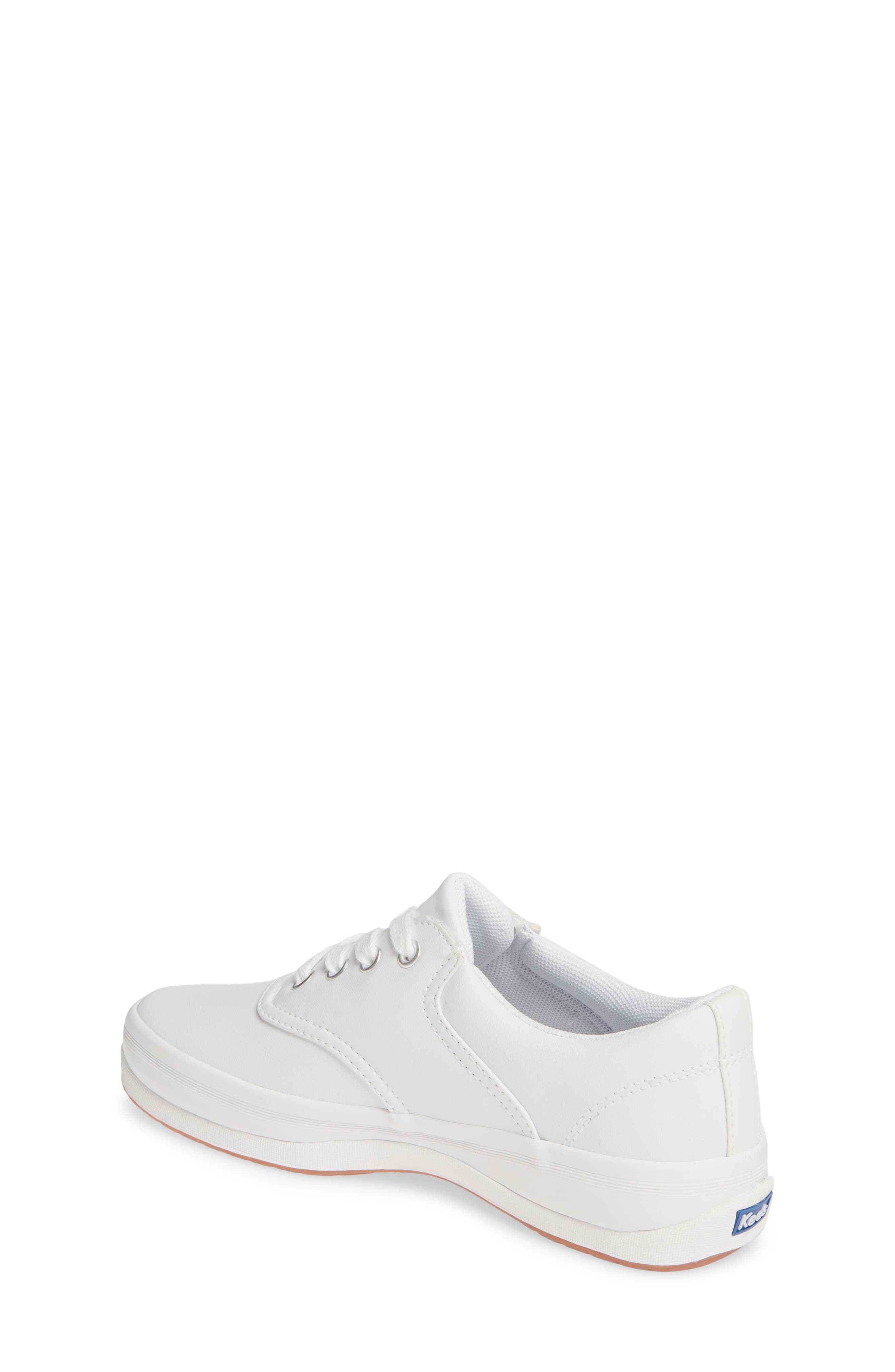 Kids' School Days II Sneaker, Alternate, color, WHITE LEATHER