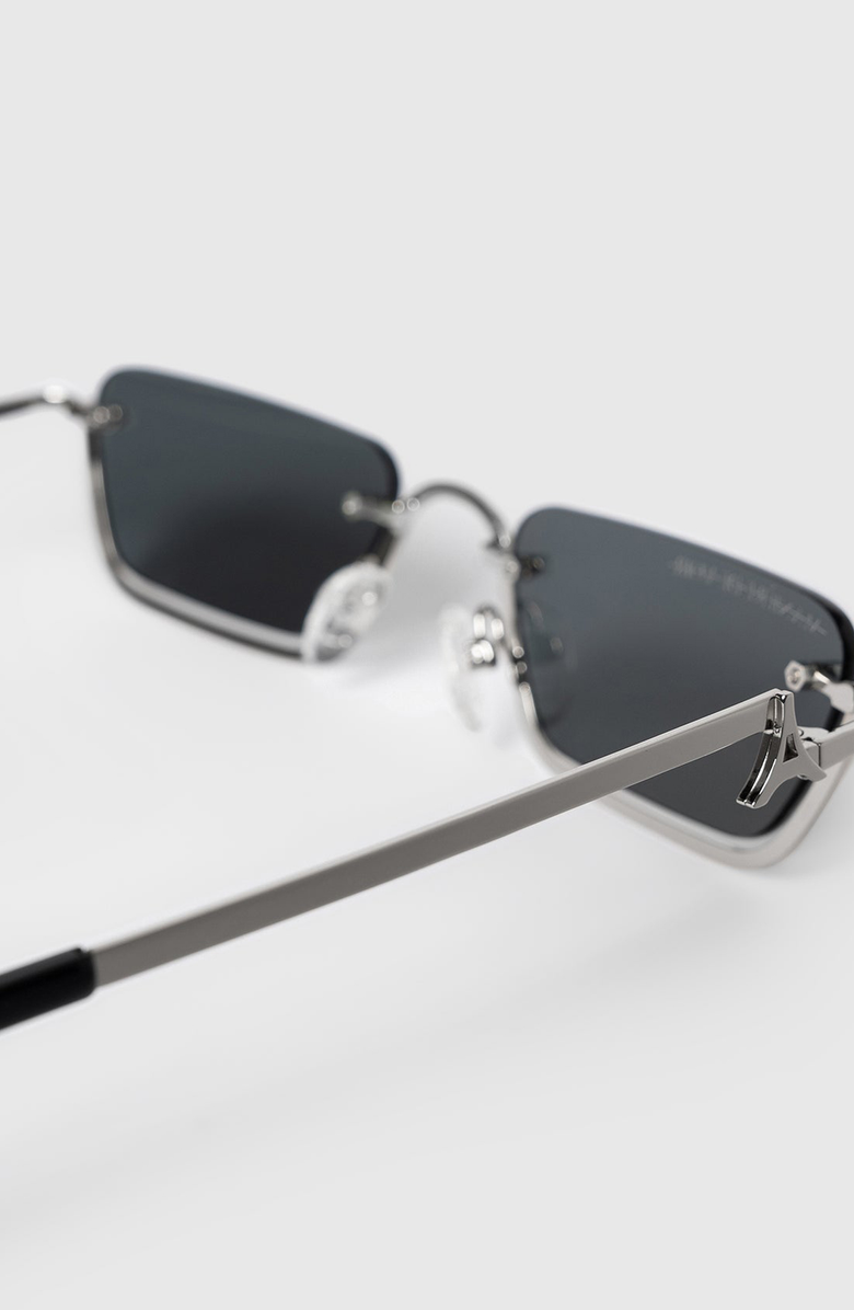 Manière De Voir Kai Rectangular Frameless Sunglasses, Alternate, color,