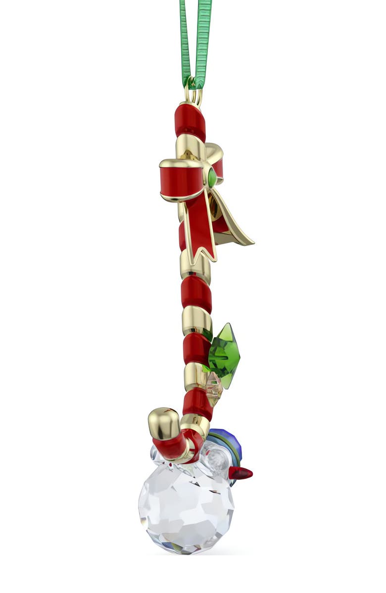 Swarovski Holiday Cheers Dulcis Candy Cane Crystal Ornament, Alternate, color, Multicolored