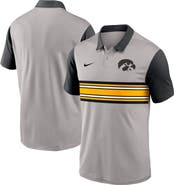 Nike Men's Nike Gray/Black Iowa Hawkeyes Vapor Performance Polo