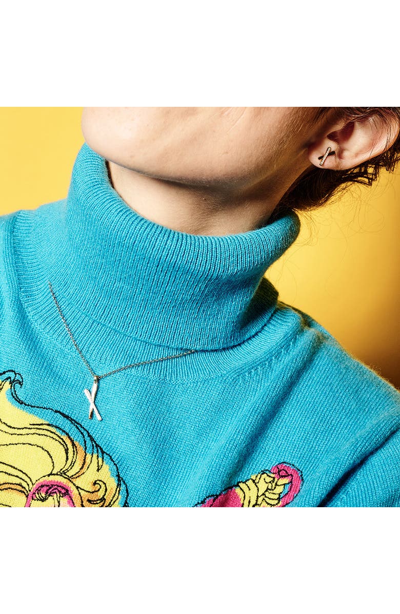 Toolally Snow Kiss Pendant Necklace, Alternate, color, Gold Vermeil