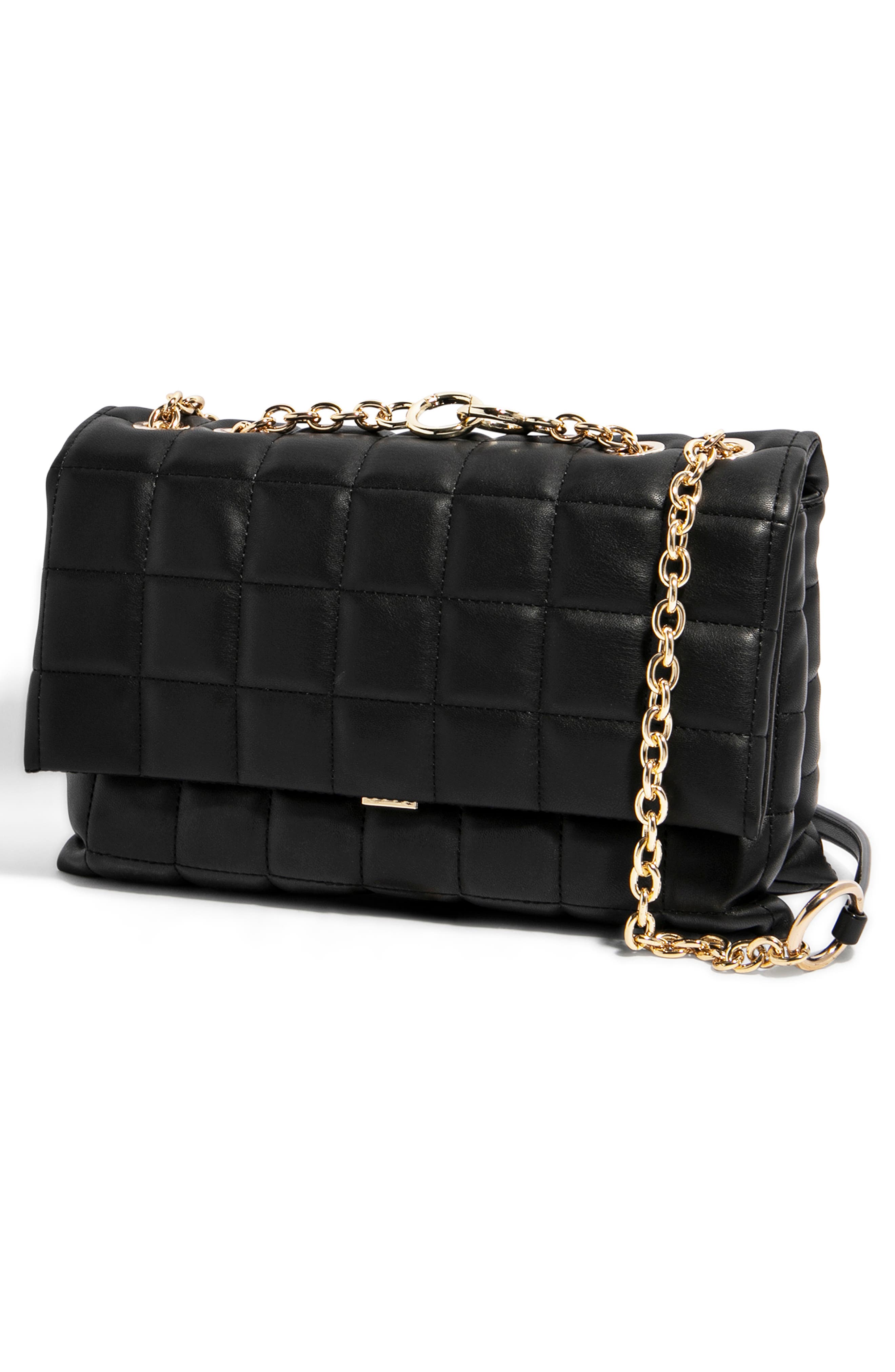 We Step Up Vegan Leather Shoulder Bag, Alternate, color, BLACK