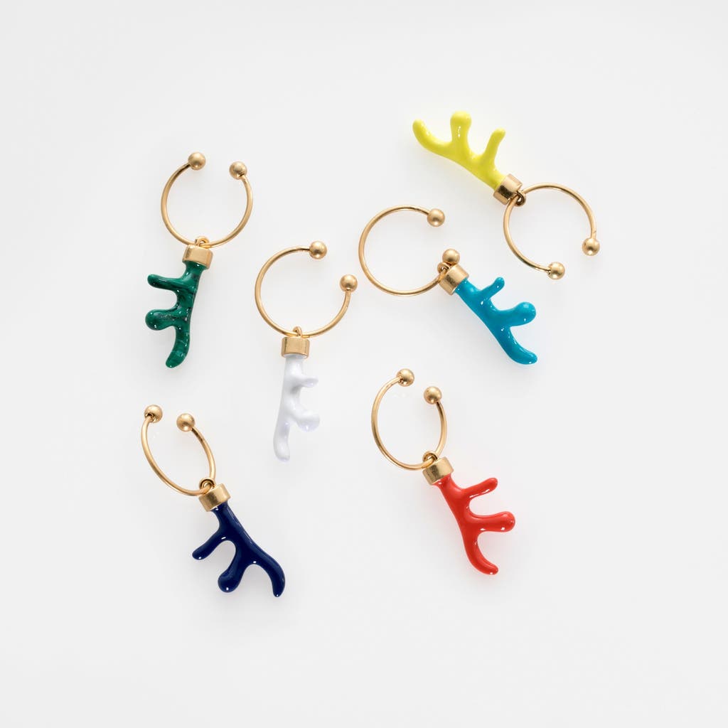 Joanna Buchanan Wine Charms In Orange