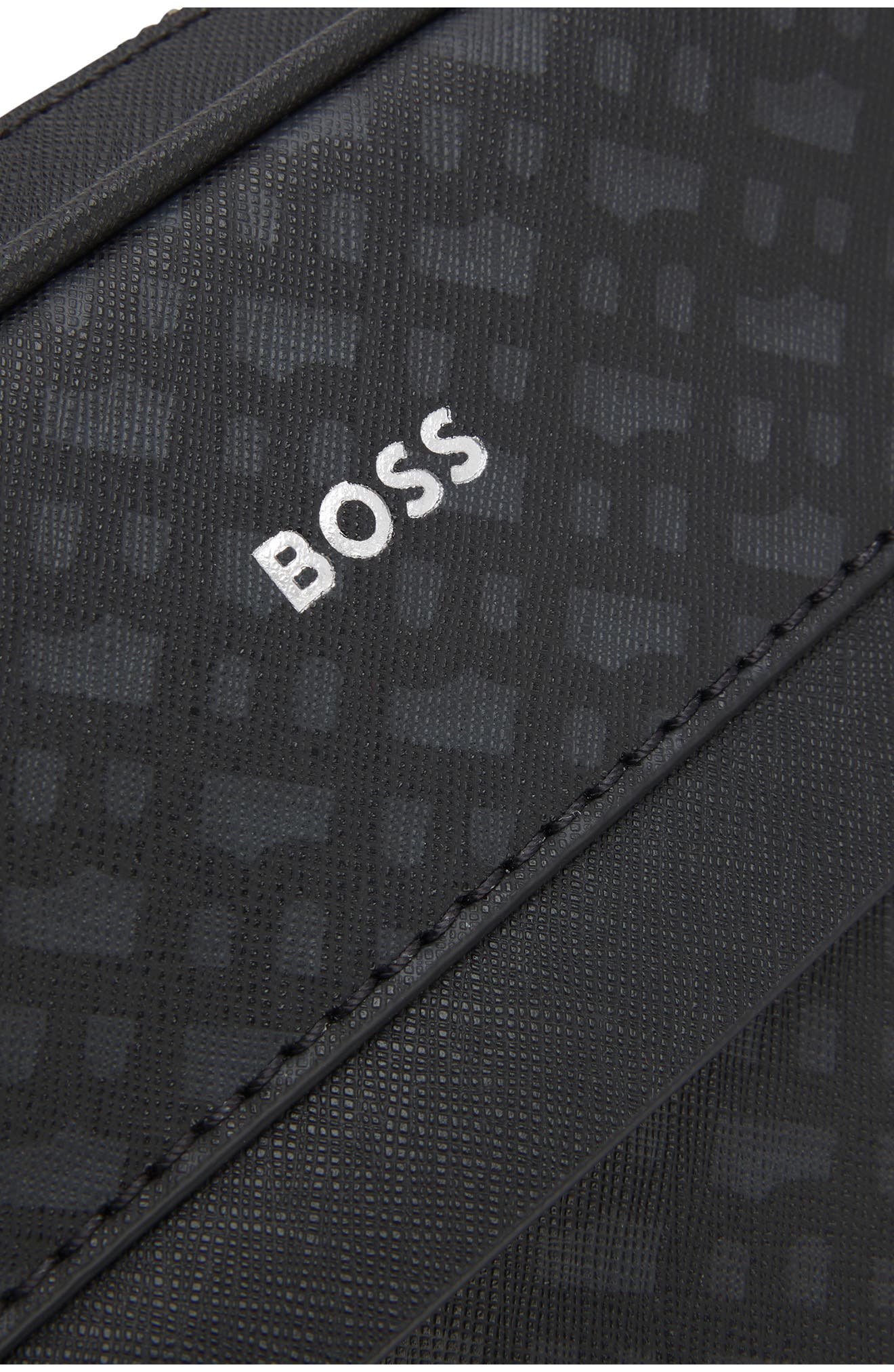 HUGO Zair Bonded Leather North/South Crossbody Bag, Alternate, color, 