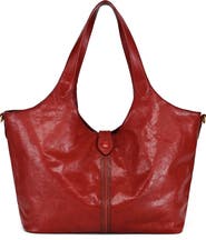 OLD TREND Marigold Genuine Leather Spacious Refined Carryall Tote