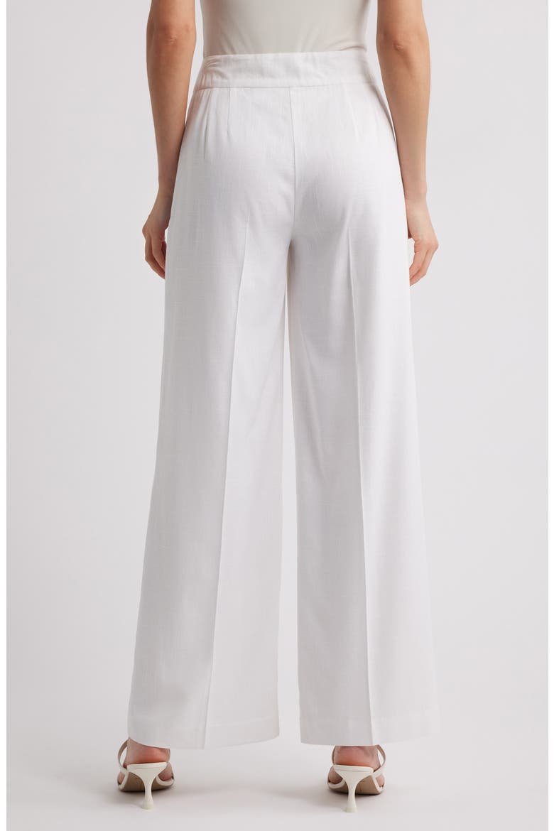 Wide Leg Pants, Alternate, color, WHITE