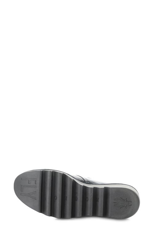 Fly London Brit Wedge Bootie In Black