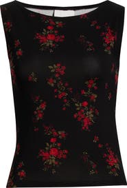 Reformation Sleeveless Dusk Stretch Knit Top