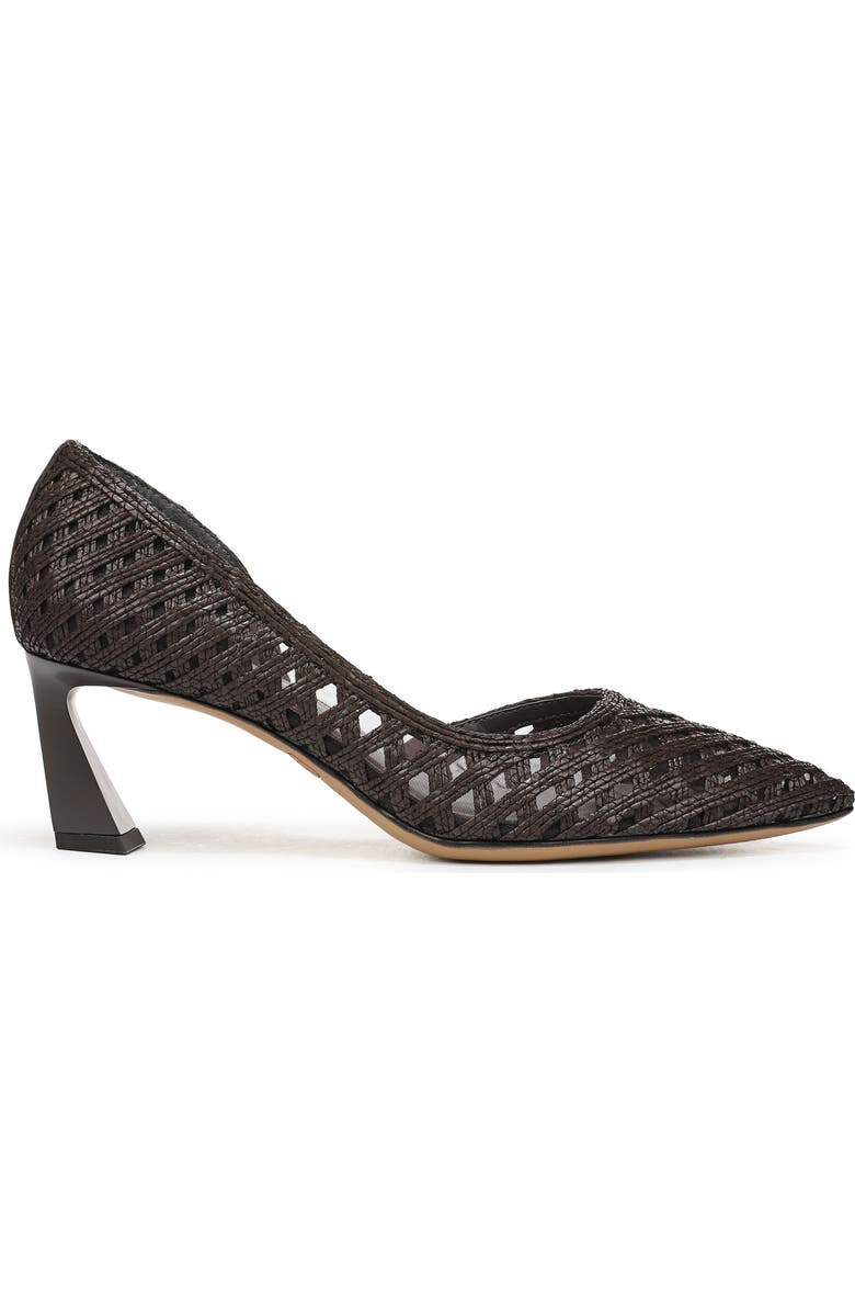 SARTO by Franco Sarto Tawny Pointed Toe Half d'Orsay Pump, Alternate, color, Espresso