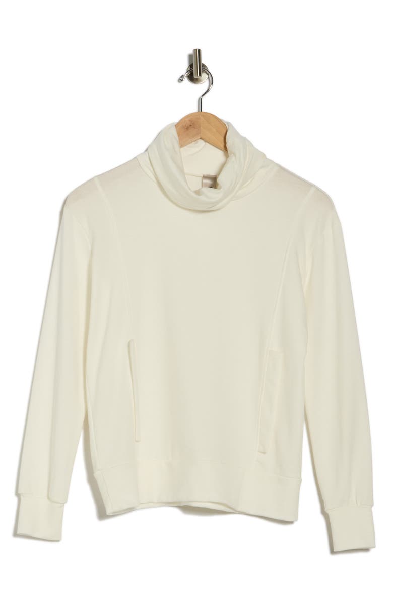 GO COUTURE Turtleneck Sweater, Main, color, White