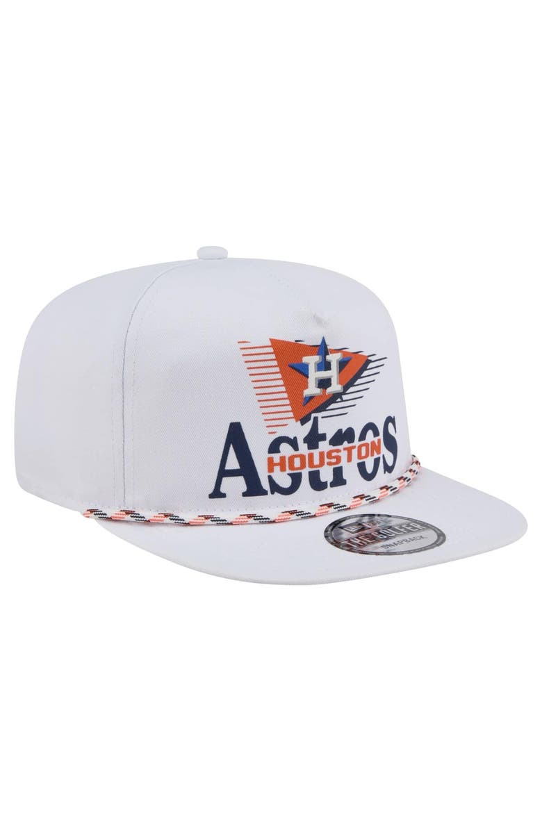 New Era Men's New Era White Houston Astros Collide Golfer Snapback Hat, Alternate, color, White