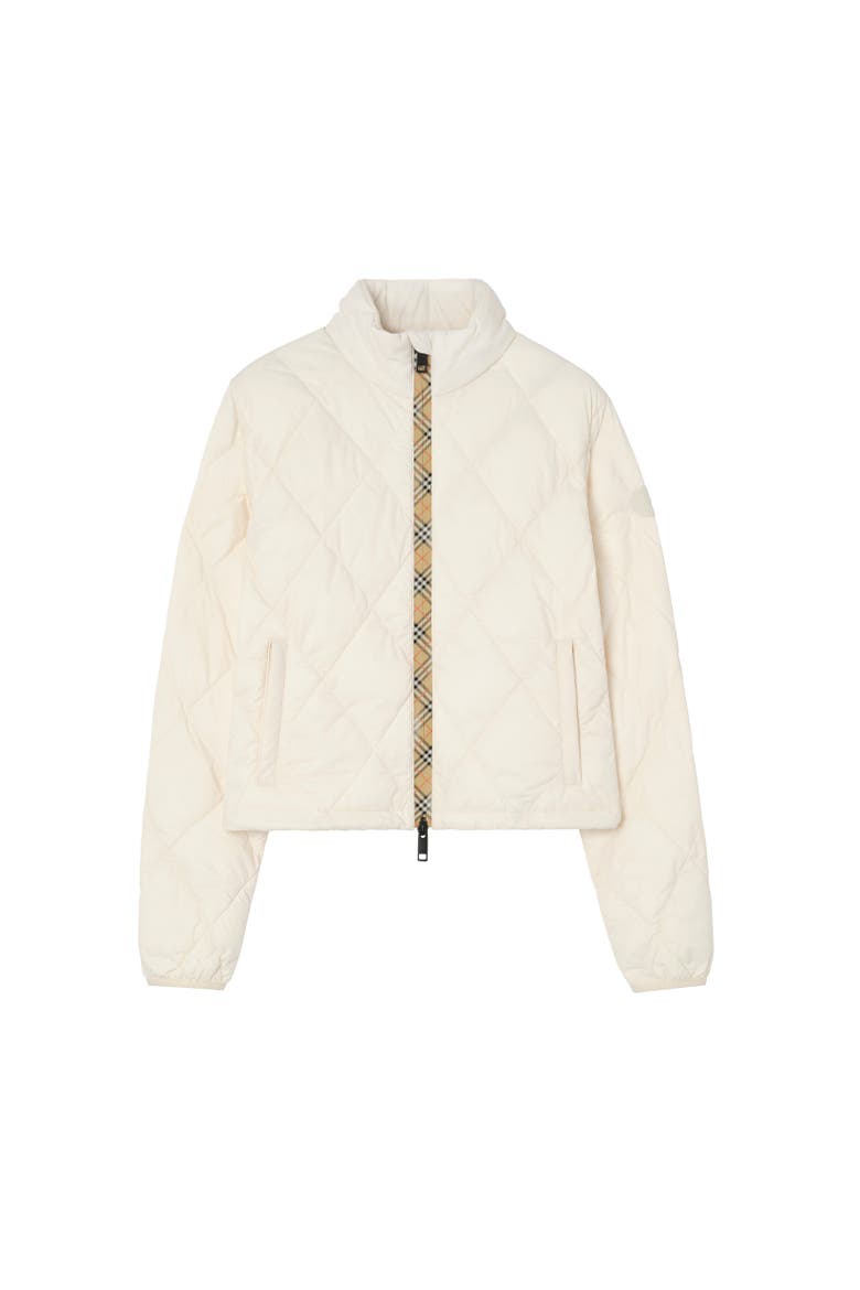 Packable Quilted Nylon Bramford Jacket, Alternate, color, Tundra white