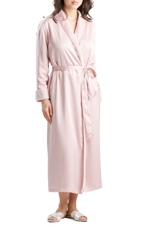 Satin Plush Long Robe