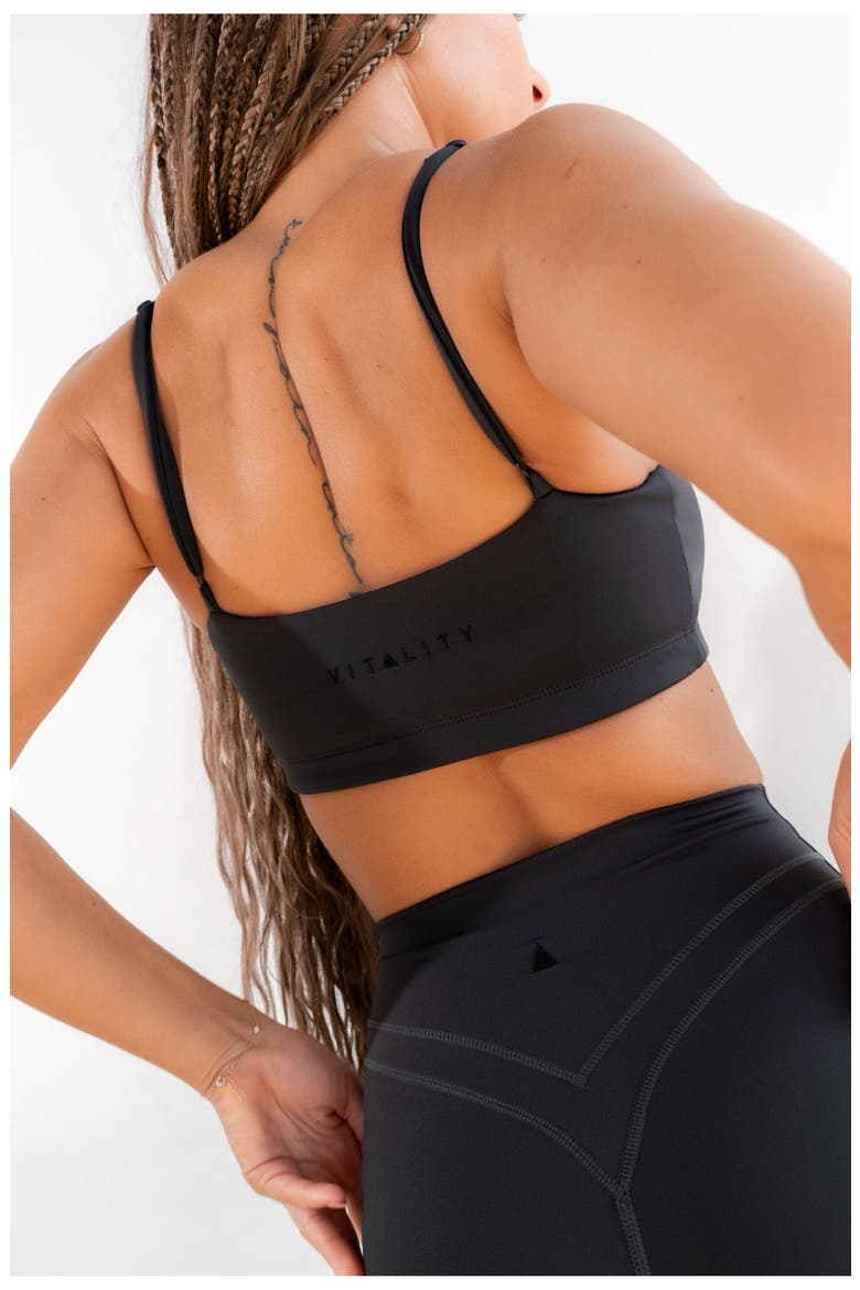 Pulse Bandeau Bra, Alternate, color, Midnight Washed
