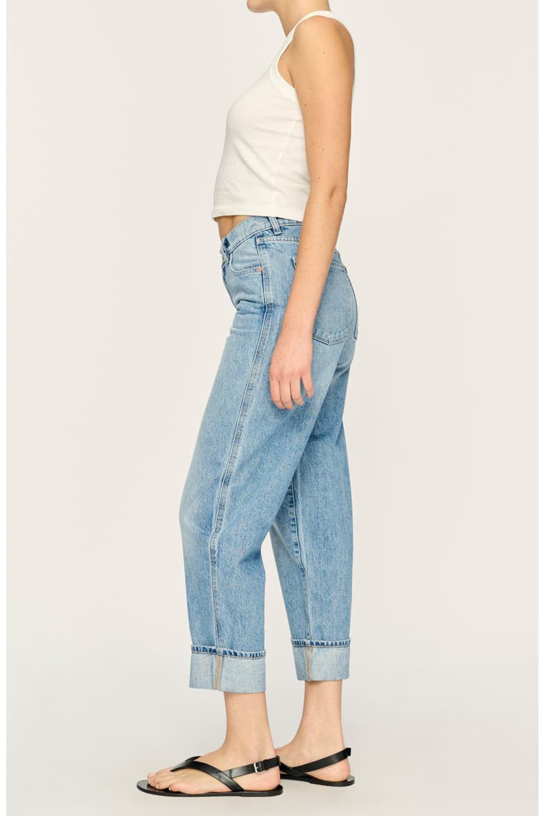 Thea Relaxed Tapered Boyfriend Ankle Jeans, Alternate, color, DAYDREAM CUFFED