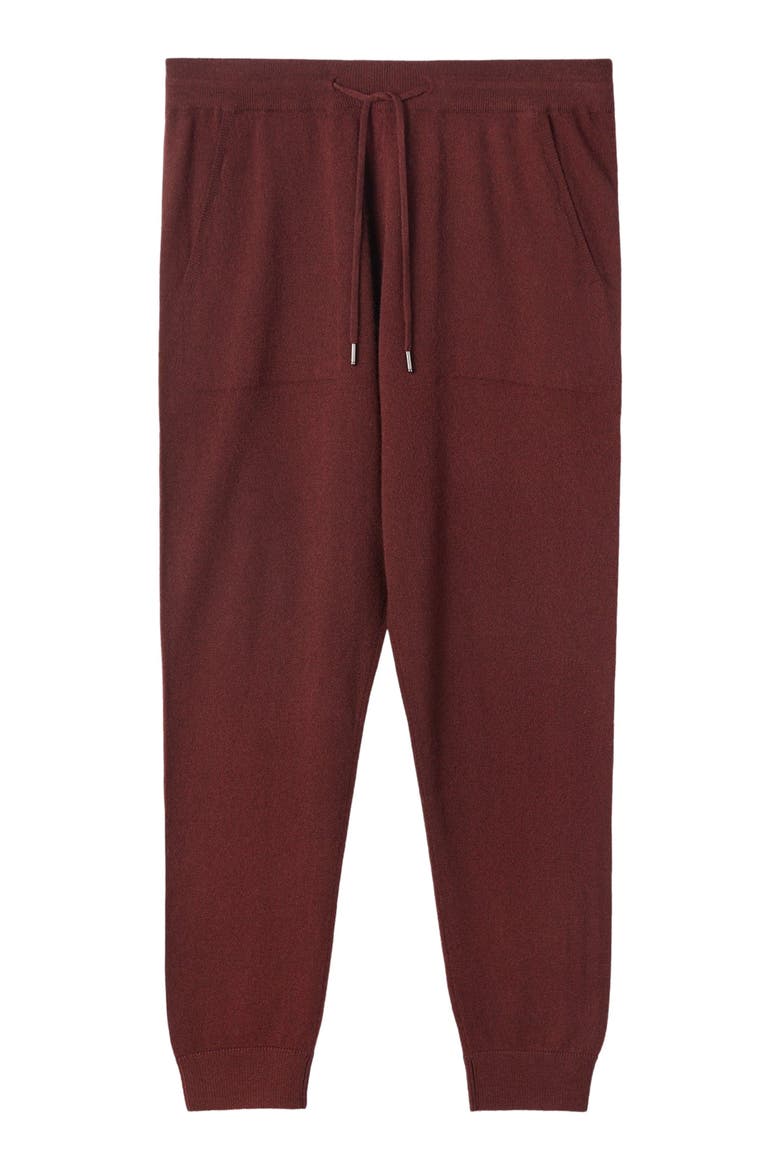 Men's Cashmere Jogger, Alternate, color, decadent chocolate