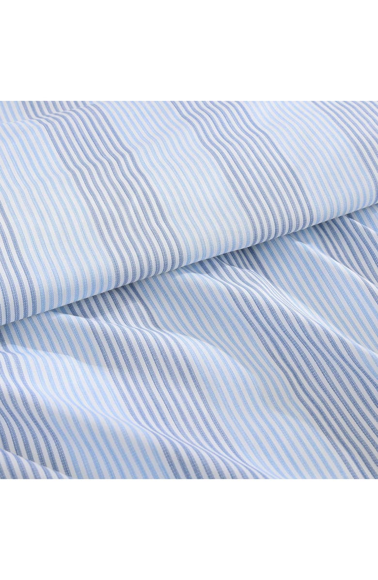 Tommy Bahama Bahama Weekend Stripe 200 Thread Count Cotton Percale Sheet Set, Alternate, color, Blue Multi