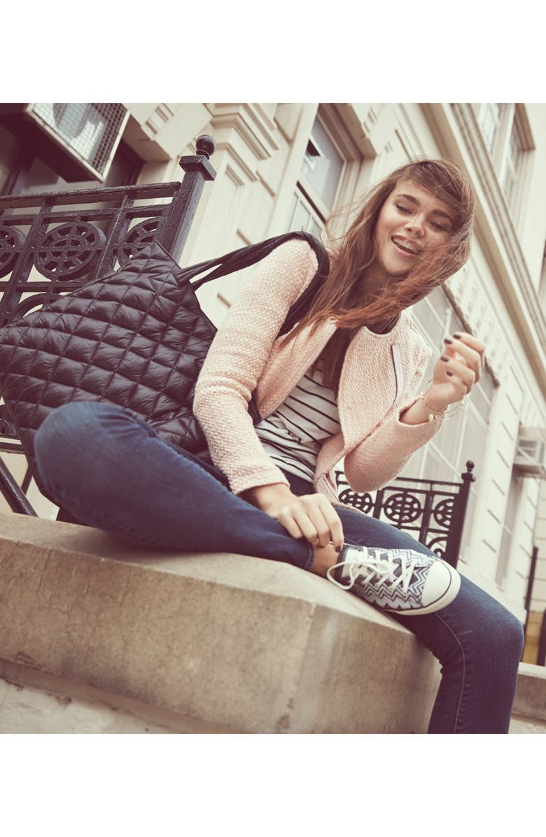 Stoosh Tweed Swing Moto Jacket, Alternate, color, 