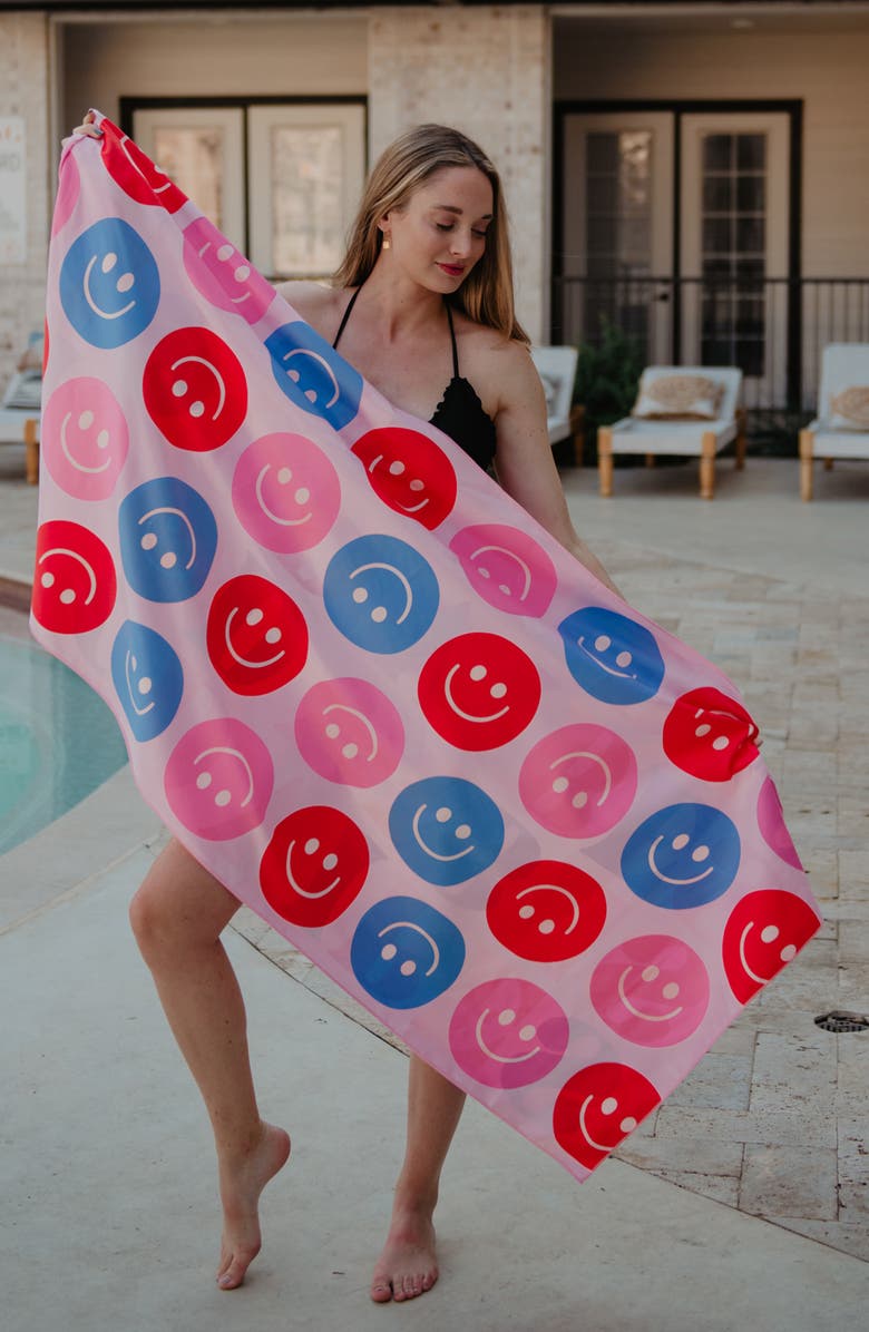 Katydid Happy Good Vibes Towel, Alternate, color,