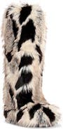 AZALEA WANG Shiver Faux Fur Tall Boot