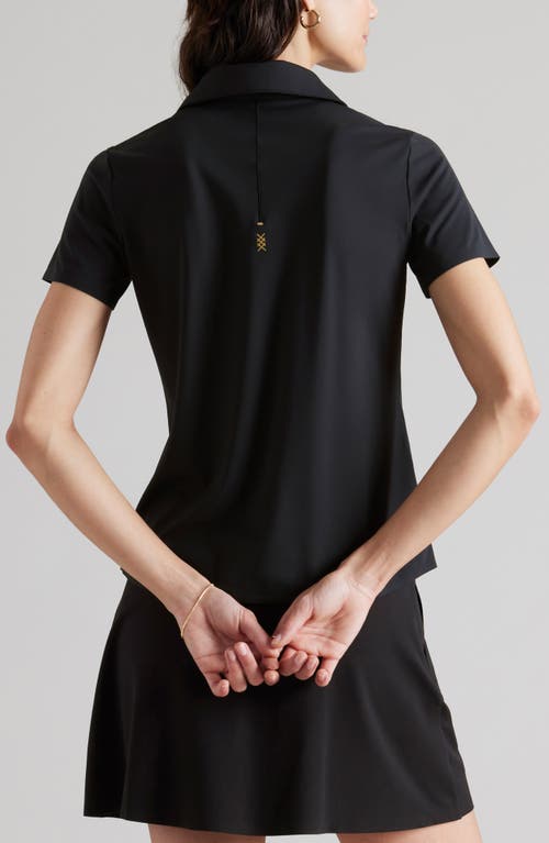 Rhone Course To Court Performance Polo In Black