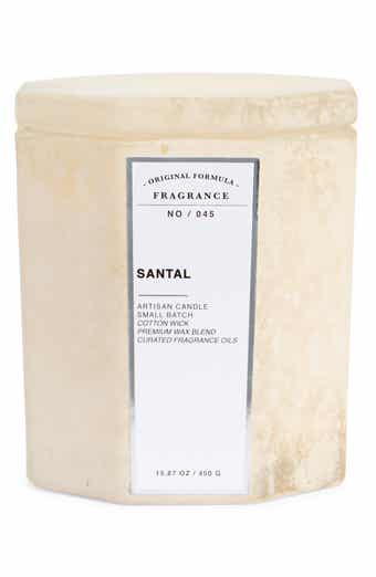 Sandblasted Scented Jar Candle